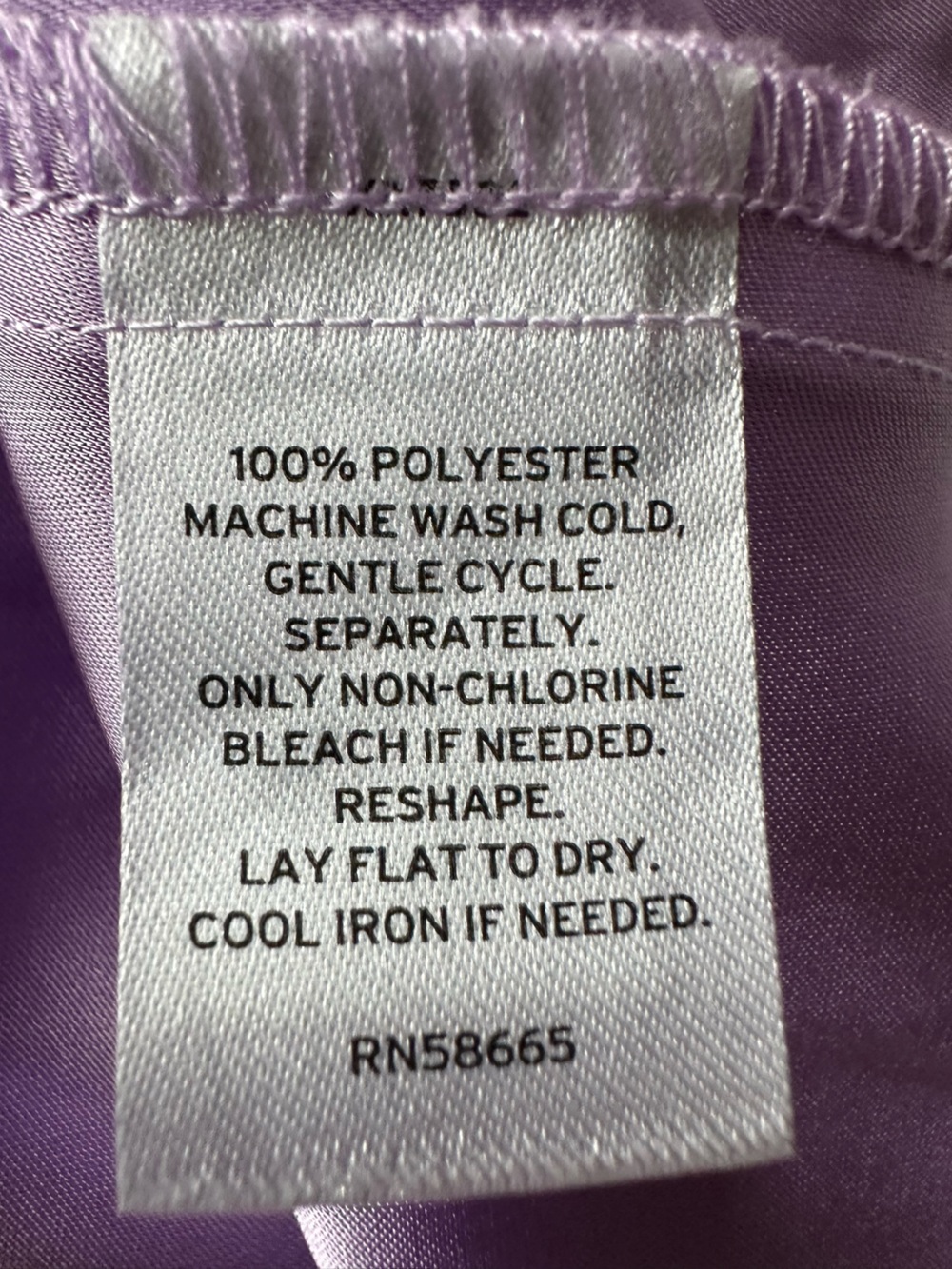 NWT BP Satin Lace Up Minidress in Lilac Purple XXS - Picture 6 of 10